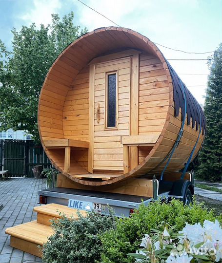 Аренда баня бочка (сауна) (мобильная баня)