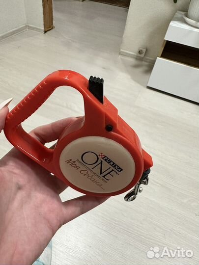 Поводок рулетка для маленьких собак и кошек