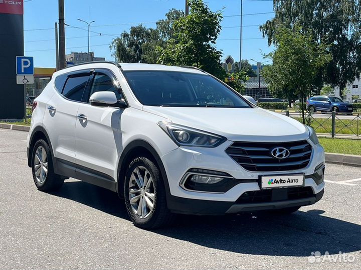 Hyundai Santa Fe 2.2 AT, 2018, 177 000 км