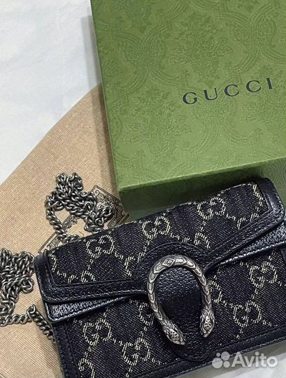 Сумка кросс-боди gucci Dionysus super mini ориг