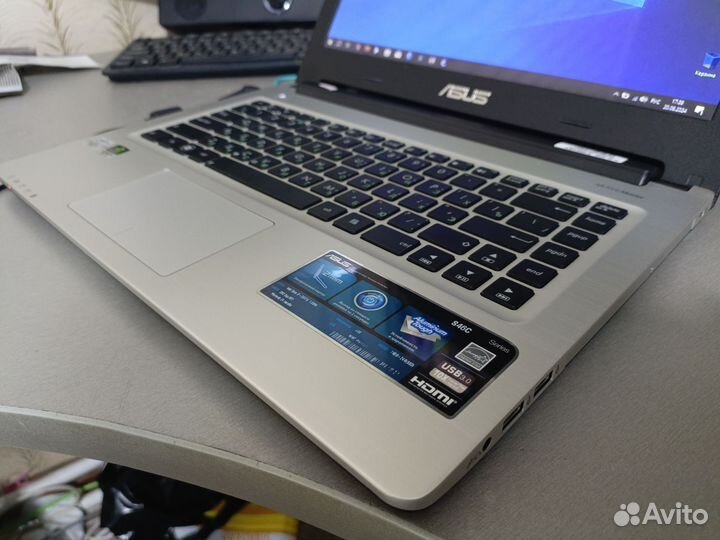 Asus металл, 14, core i7, gt635, 8gb, ssd+hdd