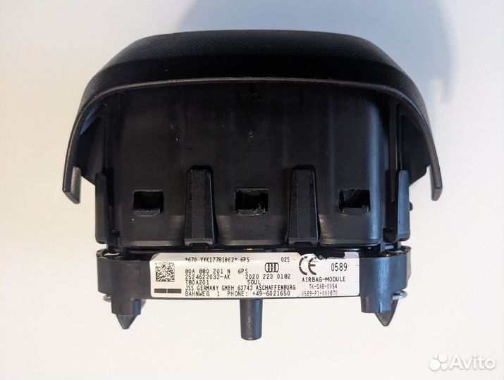 Подушка безопасности airbag в руль AudiQ5 FY