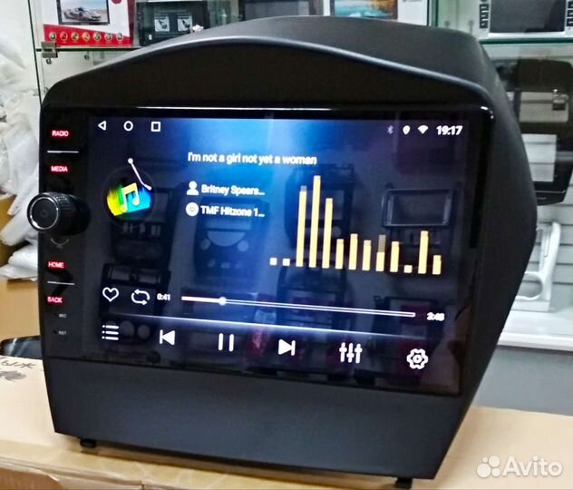 Hyundai ix35 магнитола Android с крутилкой