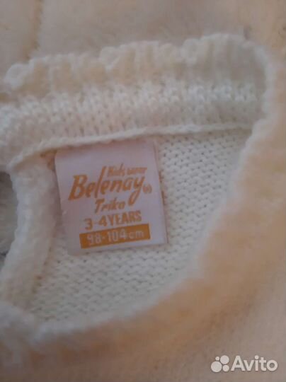 Новый свитер 98-104