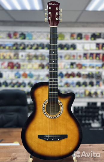 Акустическая гитара (новая, гарантия, чек)