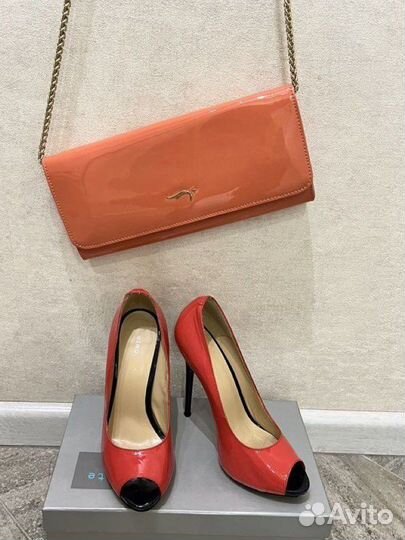 Туфли женские на каблуке кожа 37 размер