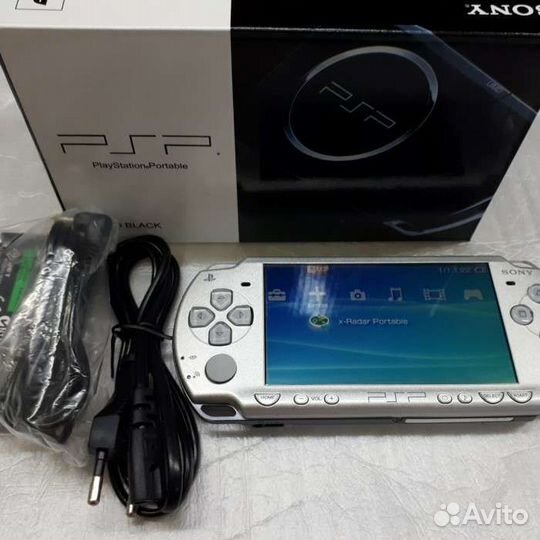 Sony PSP, как новая, серебро, Япония, читает все и