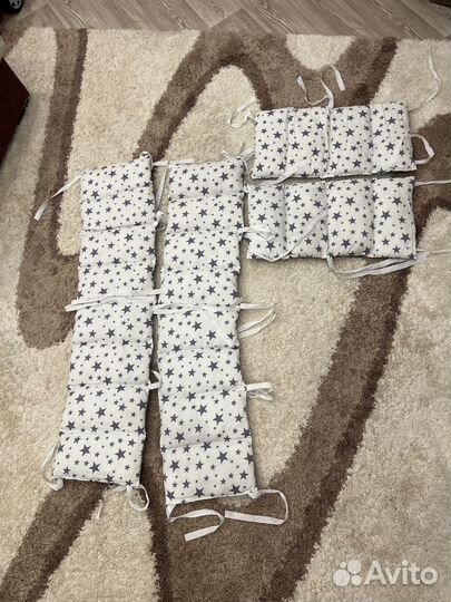 Бортики в детскую кроватку