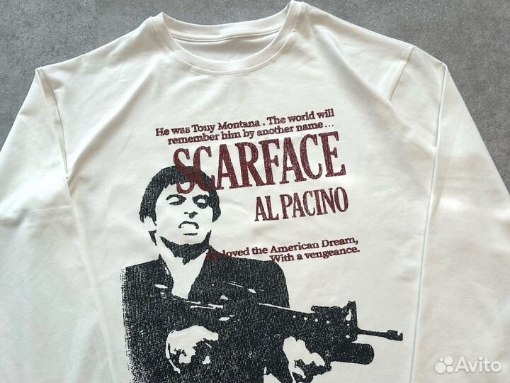 Лонгслив оверсайз Scarface