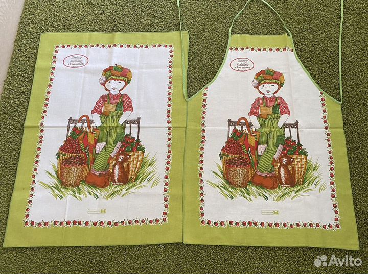 Кухонные полотенца, фартук, скатерть