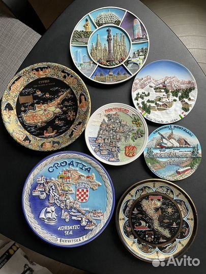 Сувенирные тарелки из разных стран