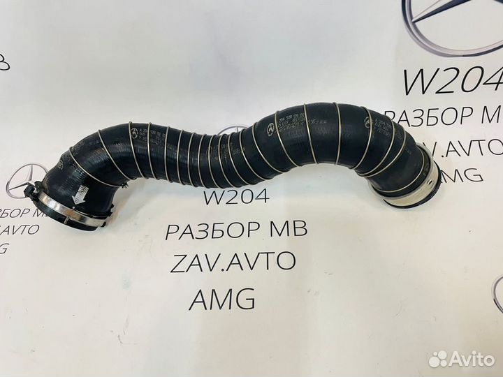 Патрубок интеркулера левый Mercedes W204
