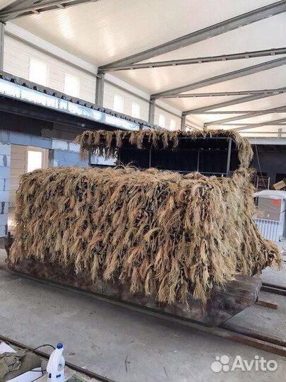 Натуральная маскировочная сеть для охоты