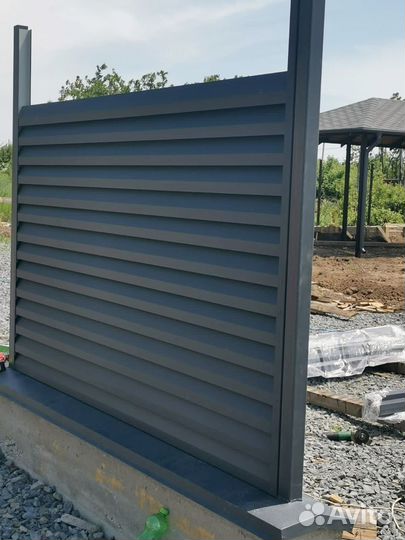 Забор жалюзи под ключ