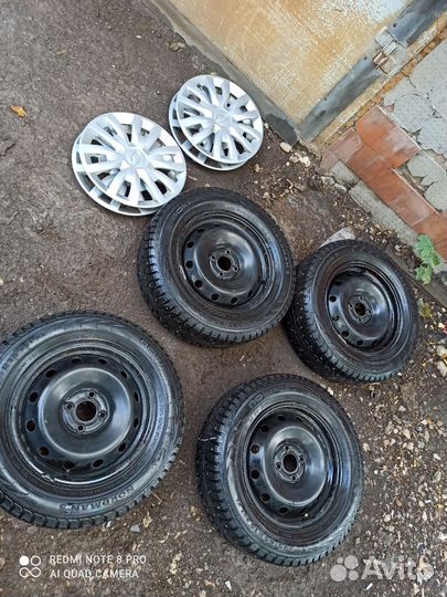 Зимний комплект колёс r15 4/100