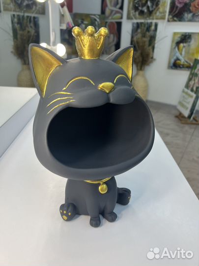 Органайзер/конфетница/ваза Счастливый Кот