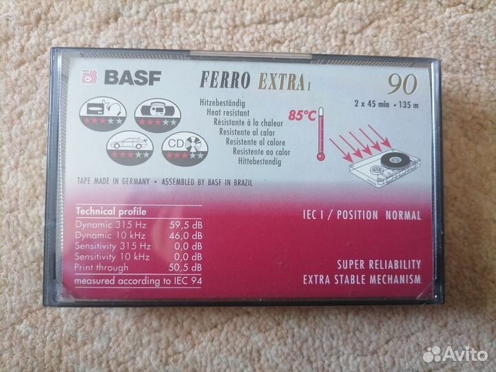 Аудиокассеты basf с записью