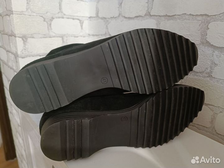 Сапоги женские зимние clotilde натуральная замша