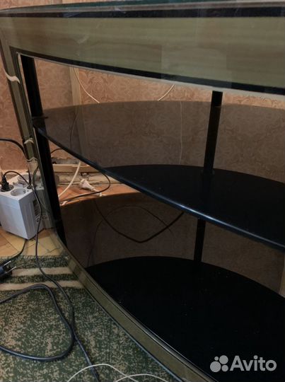 Тумба под телевизор Акма стеклянная