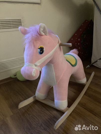 Детская лошадка качалка
