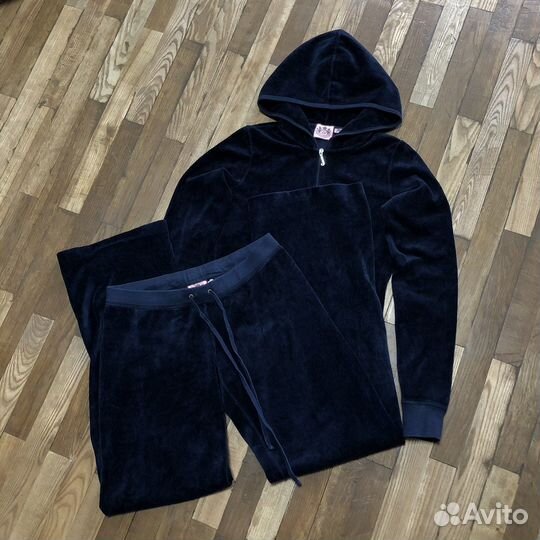 Бархатный велюровый костюм Juicy Couture S ориг