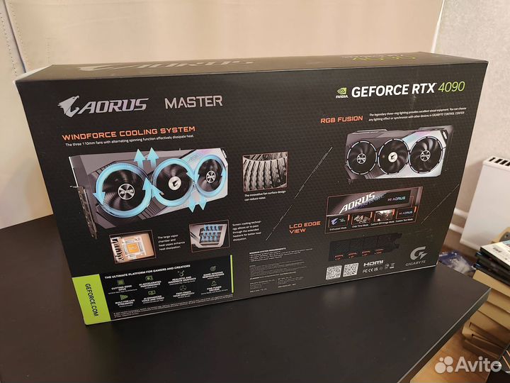 Видеокарта Gigabyte RTX 4090 aorus master