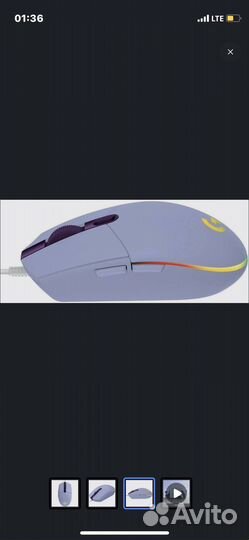 Мышь logitech g102