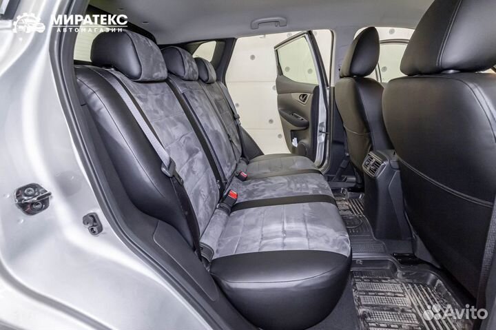 Авточехлы Ниссан Кашкай / Алькантара полоса