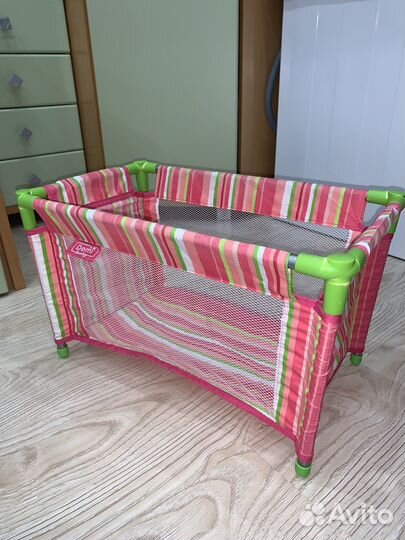 Детская кроватка-манеж для кукол