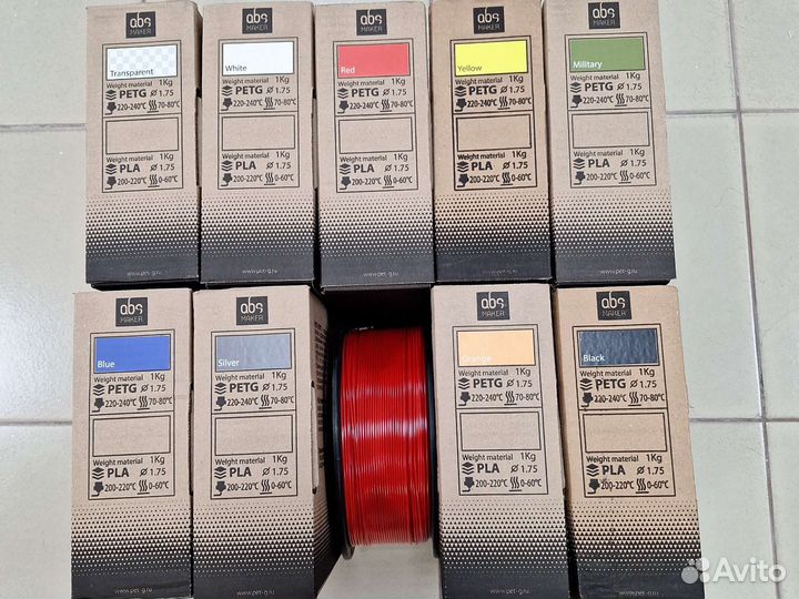 Пластик для 3d принтера,Филамент пэтг, PET-G
