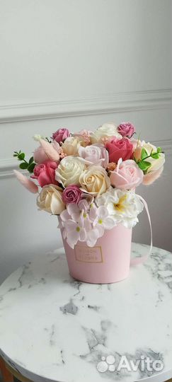 Букет из мыльных цветов