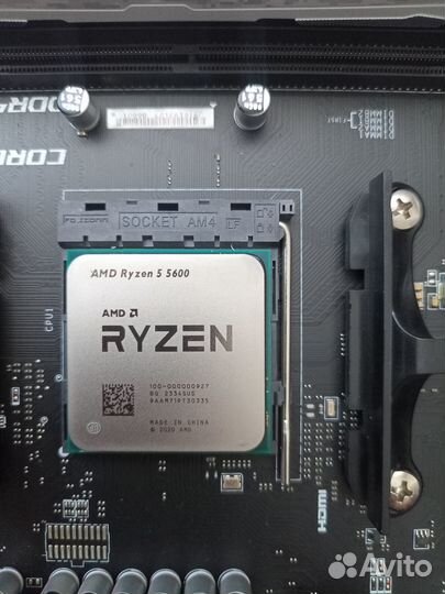 Материнская плата MSI X470 + Ryzen5 5600 + RAM 16G