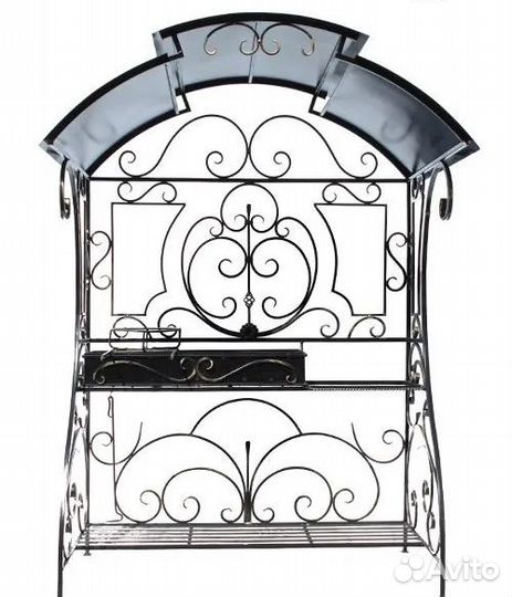 Мангал с крышей