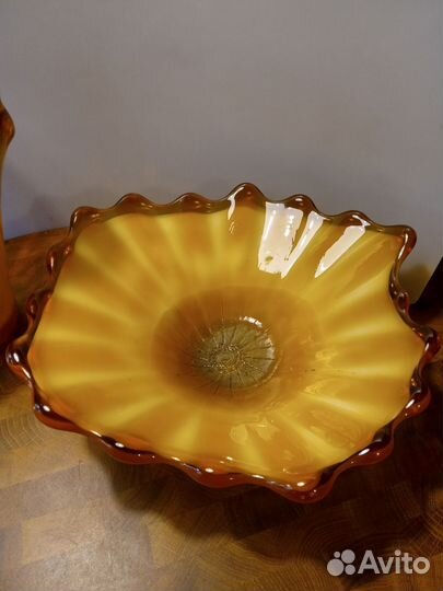 Вазы винтажная, муранское стекло