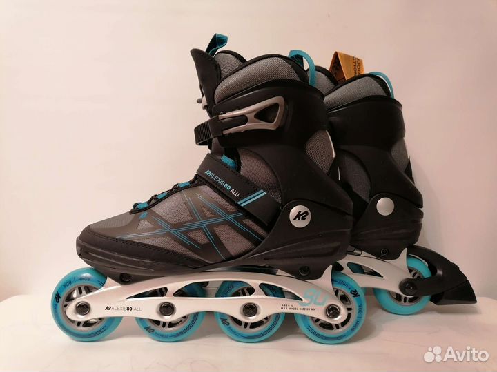 Роликовые коньки K2 alexis 80 ALU, размер 41,5