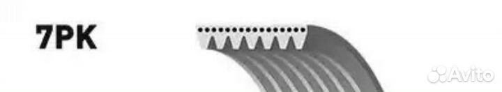 Gates 7PK2683 Ремень поликлиновой