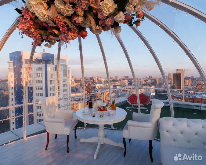 Незабываемое свидание на 16 этаже в куполе +фото