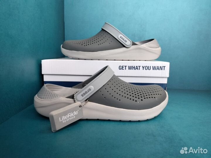 Crocs LiteRide Silver 41-45р