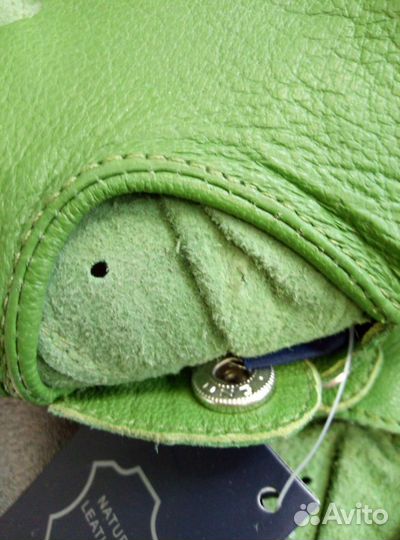 Перчатки автоледи кожаные