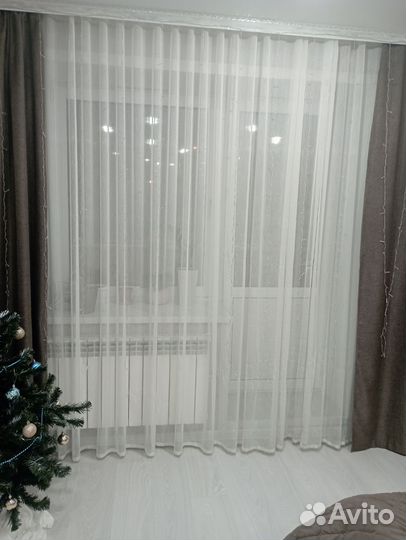 Тюль бу 3 на 2,7