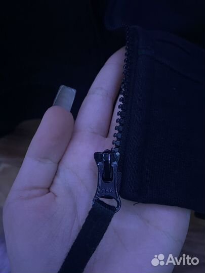 Зип худи stone island черное