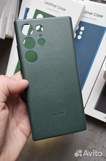 Чехол Leather Case для Samsung galaxy s24 ultra