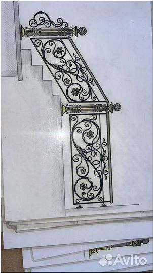 Кованные перила