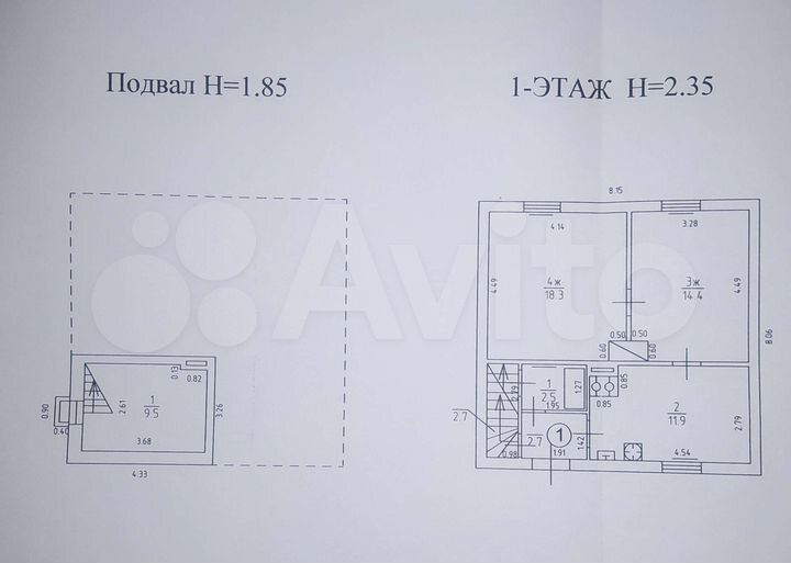 Дом 83,2 м² на участке 7 сот.