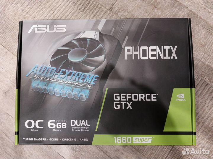 Видеокарта Asus GeForce GTX 1660 Super