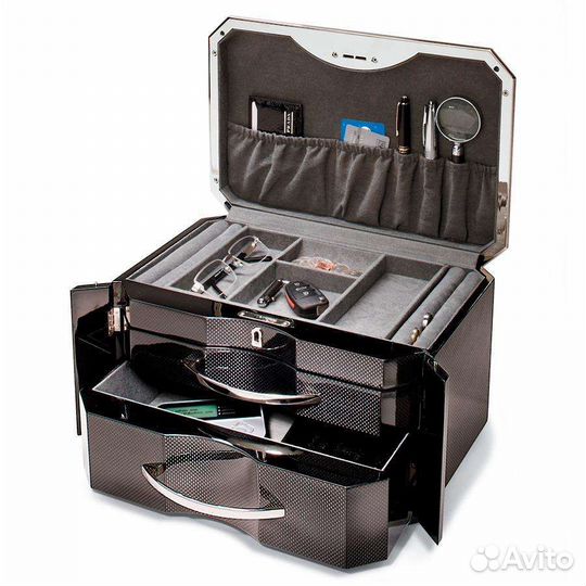 Шкатулка для украшений карбон