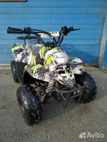 Квадроцикл raptor 110, зеленый цвет