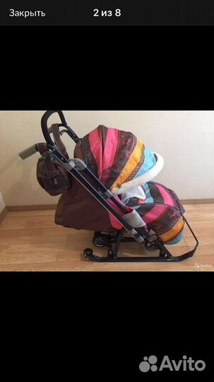 Санки коляска ника