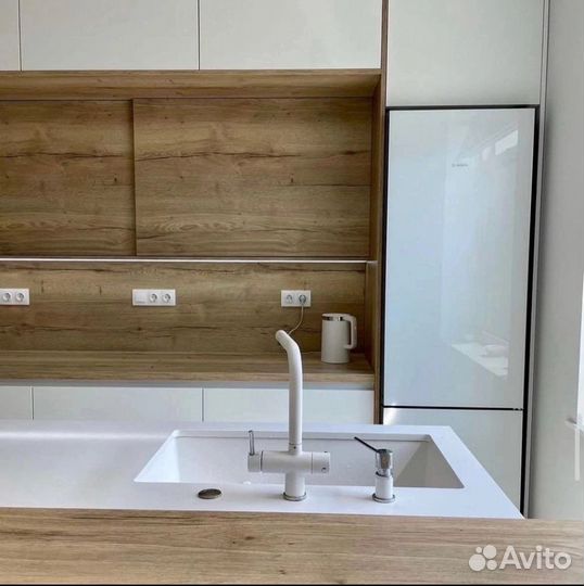 Островная кухня до потолка под зака и в рассрочку