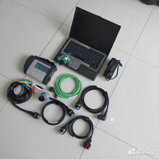 Автосканер Mercedes Star C4 doip и ноутбук Dell I5